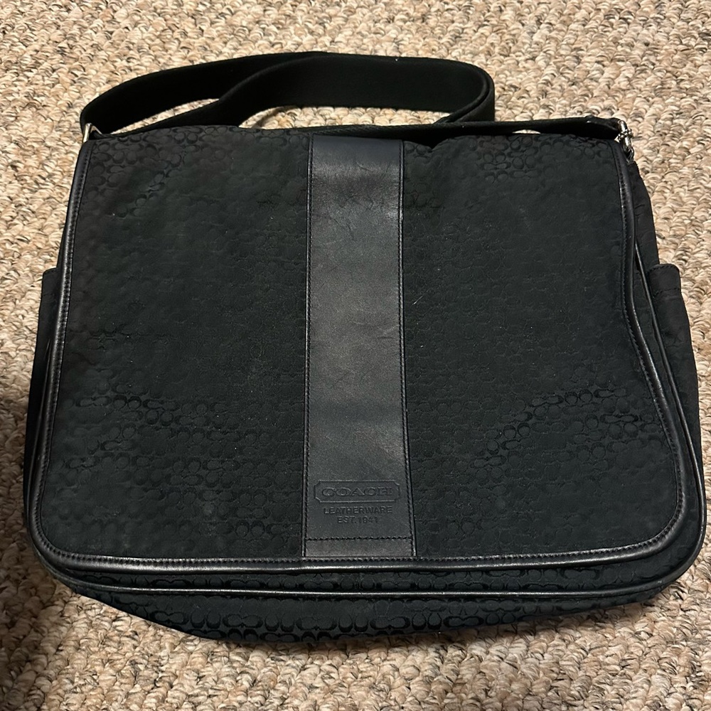 Coach Black Men's Messenger Bag